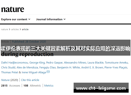 霍伊伦表现的三大关键因素解析及其对实际应用的深远影响